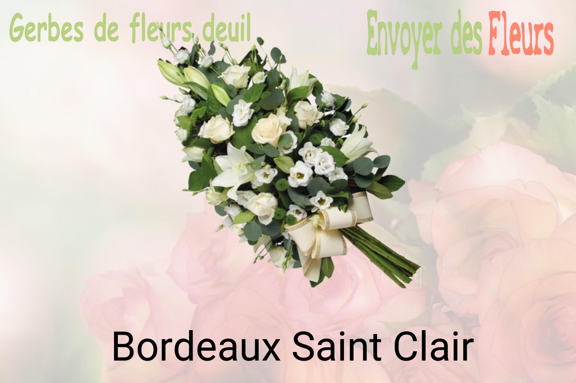Gerbe de fleurs de deuil livrée à Bordeaux-Saint-Clair
